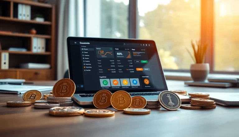 View of a digital guarda wallet with various cryptocurrencies highlighting its usability and security.